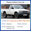 Крылья для Toyota HiLux 4WD 1998 ~ 2005, аксессуары 1999, 2000, 2001, 2002, 2003, 2004, брызговики, брызговики, передние и задние