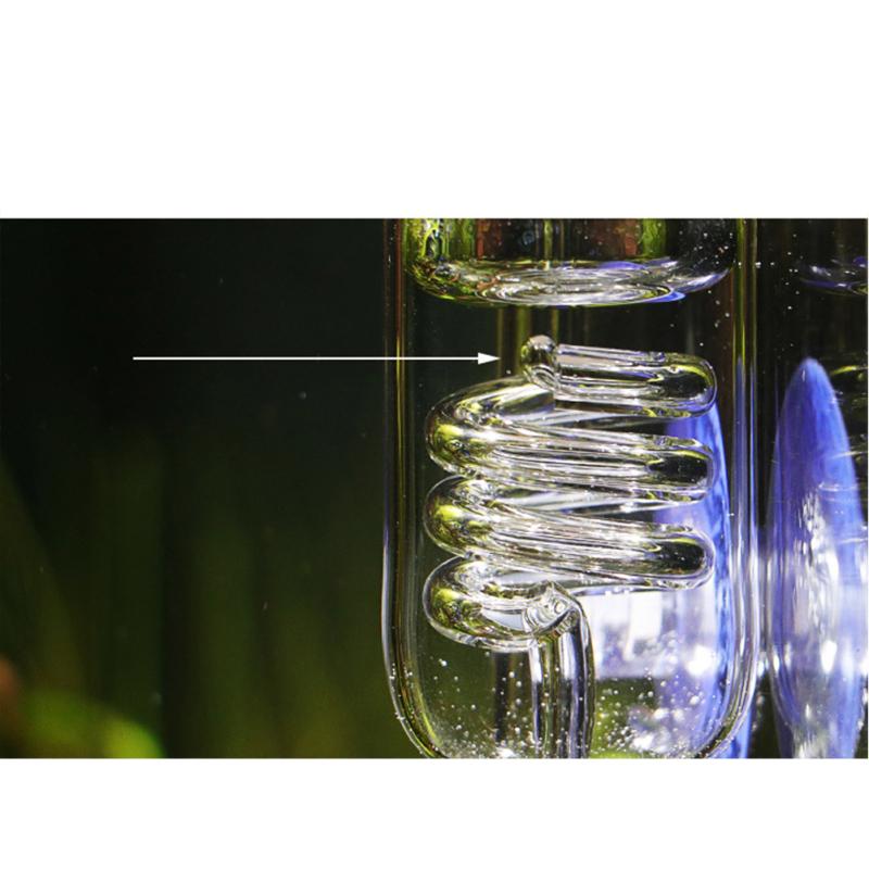 Glass Spiral Co2 Diffuser Bubble Counter For Aquarium Tank Co2 Generator Aquarium Accessories