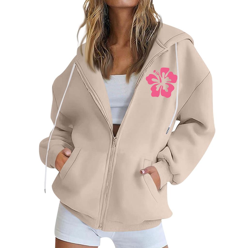 Женская толстовка с капюшоном на молнии с длинным рукавом, флисовая куртка, толстовка с карманом, куртка