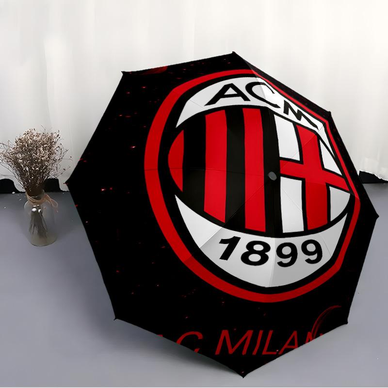 1pc A-AC Milan Umbrella, Sun Protection, And UV Shielding. It Has Eight Sturdy Ribs for Outdoor Use And Perfect As a Holiday Gift