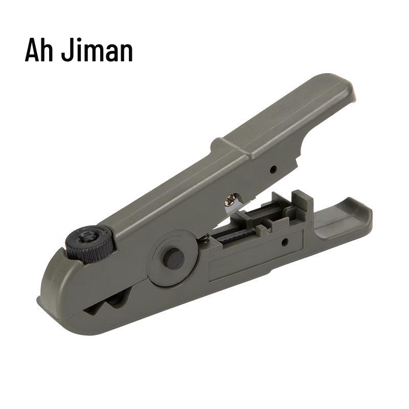 Инструмент для снятия изоляции с сетевого и коаксиального кабеля Ajiman Black/Grey