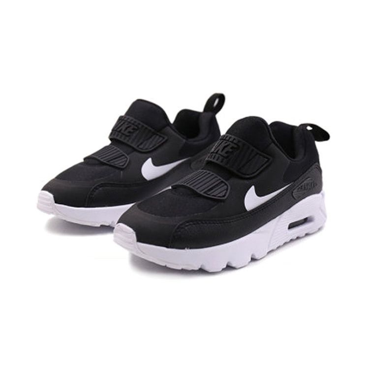 Nike Air Max Tiny 90 Retro Lightweight Running Shoes Kids Shoes Black White 881927-007