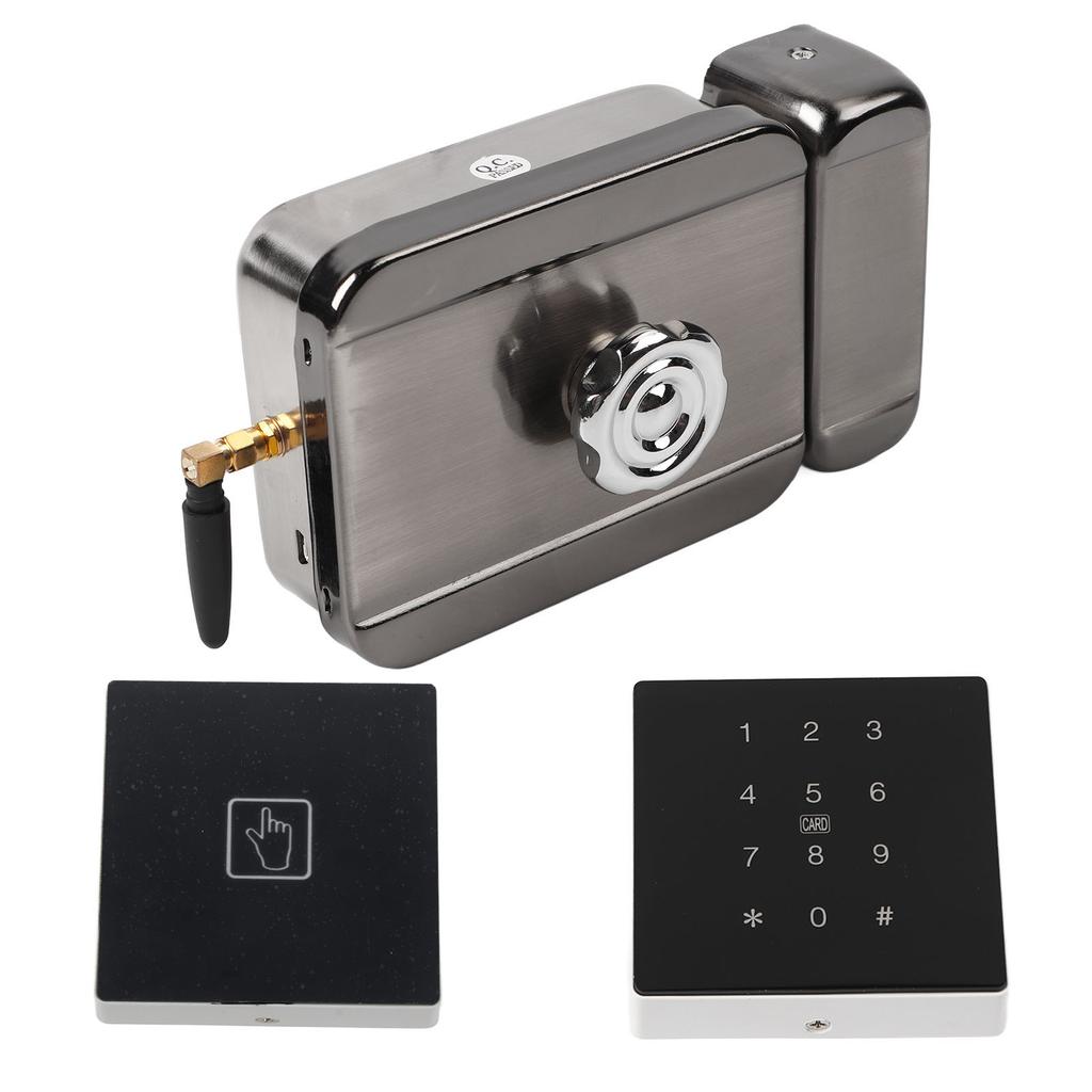 Smart Door Lock Keyless Remote Control Password Deadbolt Door Lock with Low Battery Alarm for