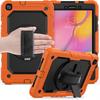 Silicone PC Hybrid Case With Rotating Stand Galaxy Tab A 8.0 T295 T290 Shockproof Anti-Slip Cover In Multiple Color