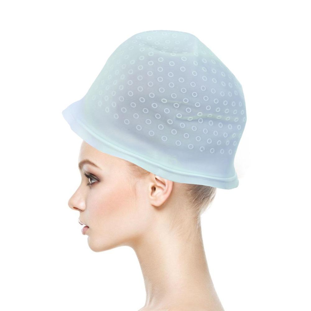 Professional Hair Coloring Cap Lightweight Reusable Silicone Hair Cap Comfortable Silicone Material Hair Styling Tool For Men