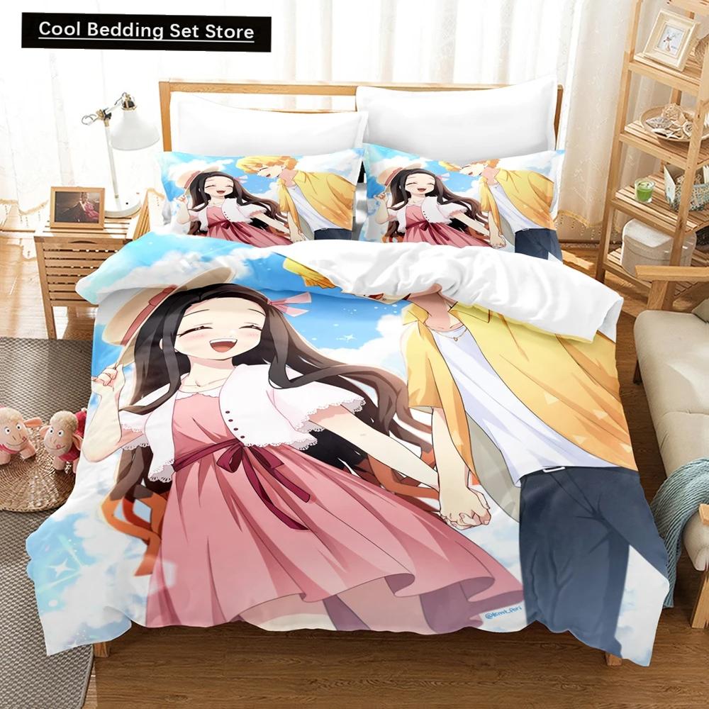 3D Anime Kawaii Girls Out Of The Blade Bedding Sets Duvet Cover Set With Pillowcase Twin Full Queen King Bedclothes Bed Linen