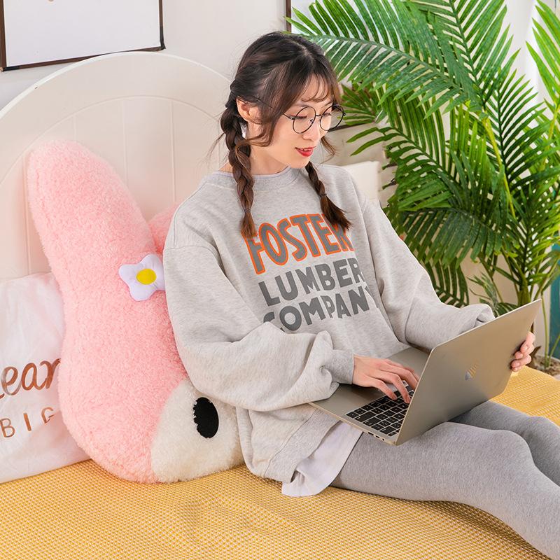 Cartoon Kuromi Melody plush toy sleeping pillow sofa pillow girl holiday gift