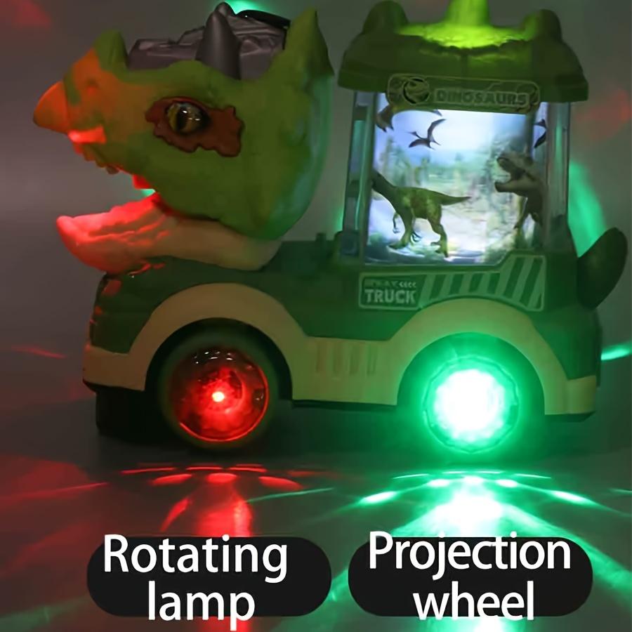 Игрушка-динозавр трицератопс и тираннозавр рекс тема динозавра электрическая игрушечная машинка с огнями и музыкой подарок мальчику спрей вращение