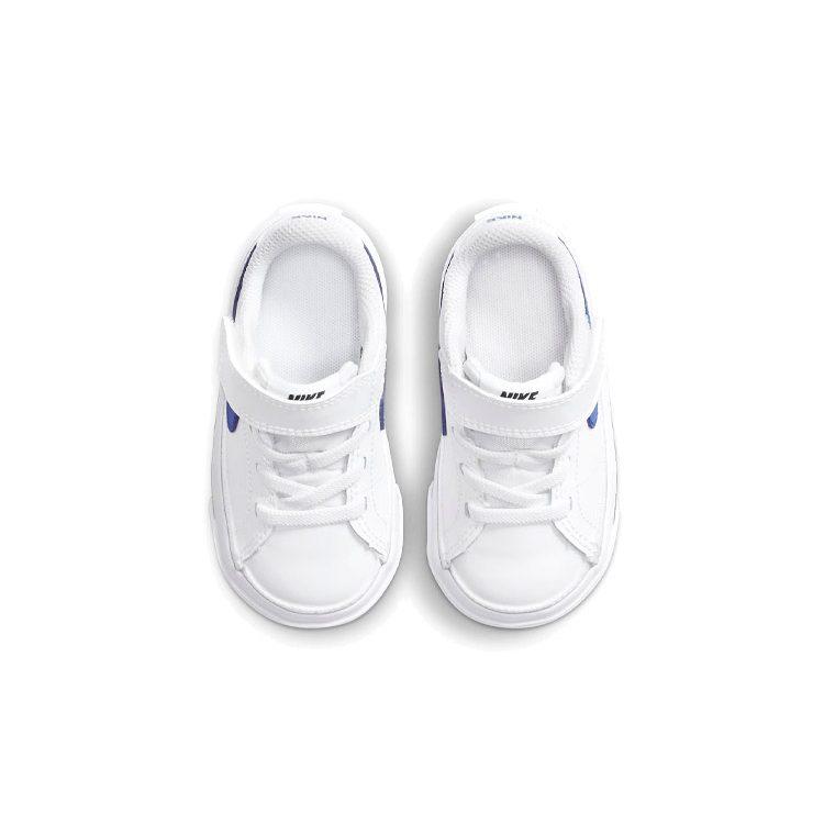 Nike Кроссовки Court Legacy с нескользящей и износостойкой подошвой, низкие, для малышей, Белый Синий Черный, для младенцев и малышей DA5382-101