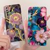 For Realme 7 RMX2151 / 7 Pro RMX2170 Cute Flower Butterfly Cat Painted Case For Realme7 RMX2155 Soft Silicone TPU Phone Cases