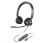 Poly Wired Headset Blackwire 3320 Connection Сертифицированная Microsoft система шумоподавления с микрофоном Легкий Год производителя Windows Mac Chrome Web