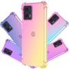 Gradient Transparent Soft Shockproof Phone Case For Motorola Moto G73 G72 G23 G13 G32 G42 Edge 40 Pro Airbag Silicone Cover