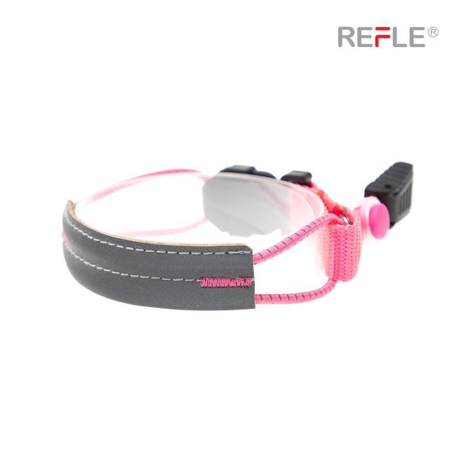 Refle Reflective Elastic Cycling Pant Leg Straps Adjustable Safety Ankle Bands For Road Mountain Bike Riders Night Riding