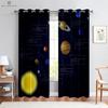 Мечтательные шторы с рисунком звездного неба, Красивый пейзажный принт, Предложение ограничено по времени, Украшение для спальни, гостиной