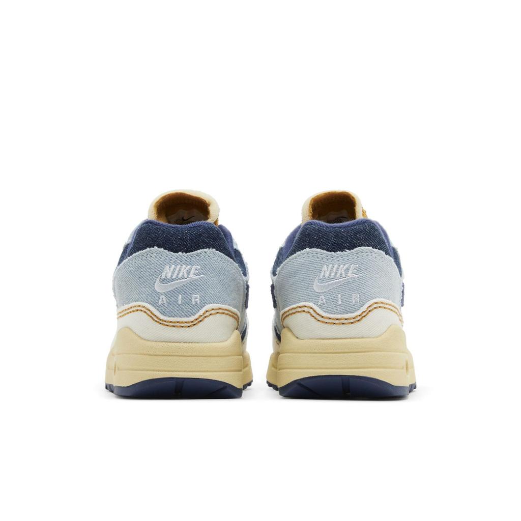 Nike Womens Air Max 1 '87 'Aura' (women's sizes) Aura / Midnight Navy / Pale Ivory Casual Shoes FQ8900 440
