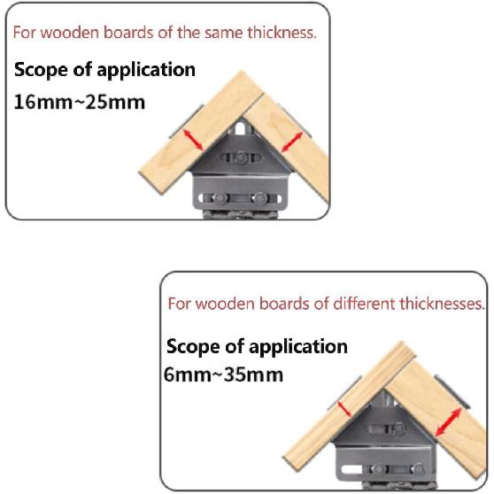 Быстрый угловой зажим BL-TL247, многоцелевой угловой зажим из нержавеющей стали 90 градусов, угловой зажим с регулируемым поворотным углом, для