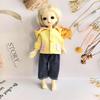 Набор одежды для BJD куклы: Куртка с капюшоном, Клетчатые брюки, Деним - Универсальный и милый комплект с длинным рукавом