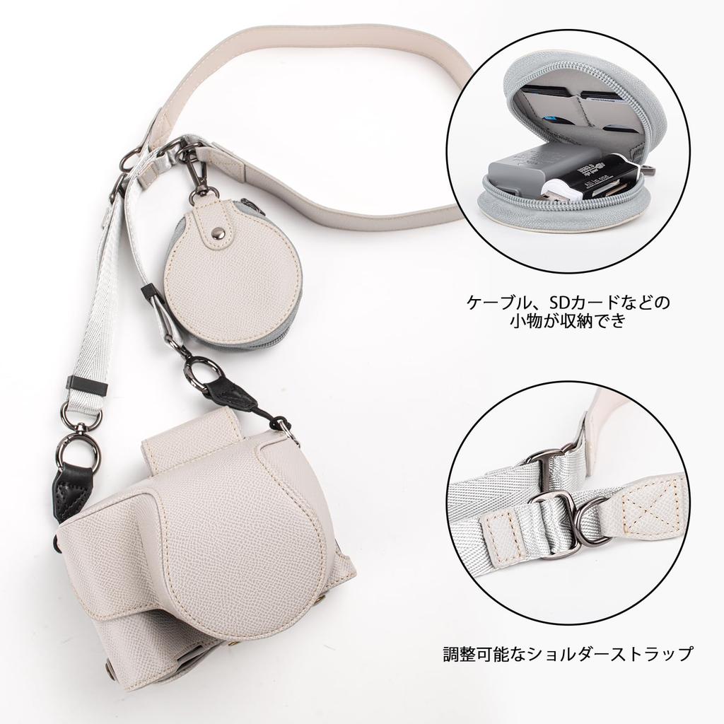 KINOKOO Camera Case for Nikon Z50 Z50 II Nikon Z50 II Nikon Z50 M2 Compatible with Protective PU with Strap II/Z50 M2, Case, Cover, II/Z50 Accessory,