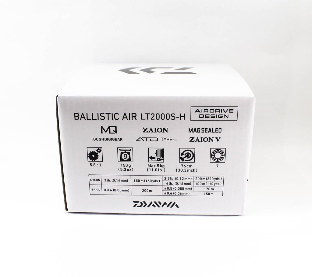 Daiwa Reel Spinning 2025 Ballistic Air LT2000S-H (5242)