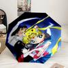 Christmas anime Princess Umbrella 8-Frame for Travel, camping, Casual Lightweight Portable Umbrella, Essential for every family Holidays Gift