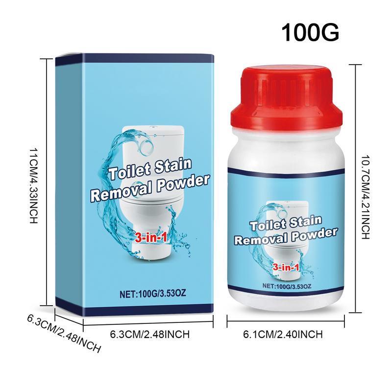 Пена для чистки туалетов Порошок для чистки туалетов Эффективный пенный порошок для чистки туалетов 100 г Пенящийся порошок для чистки туалетов Бытовая