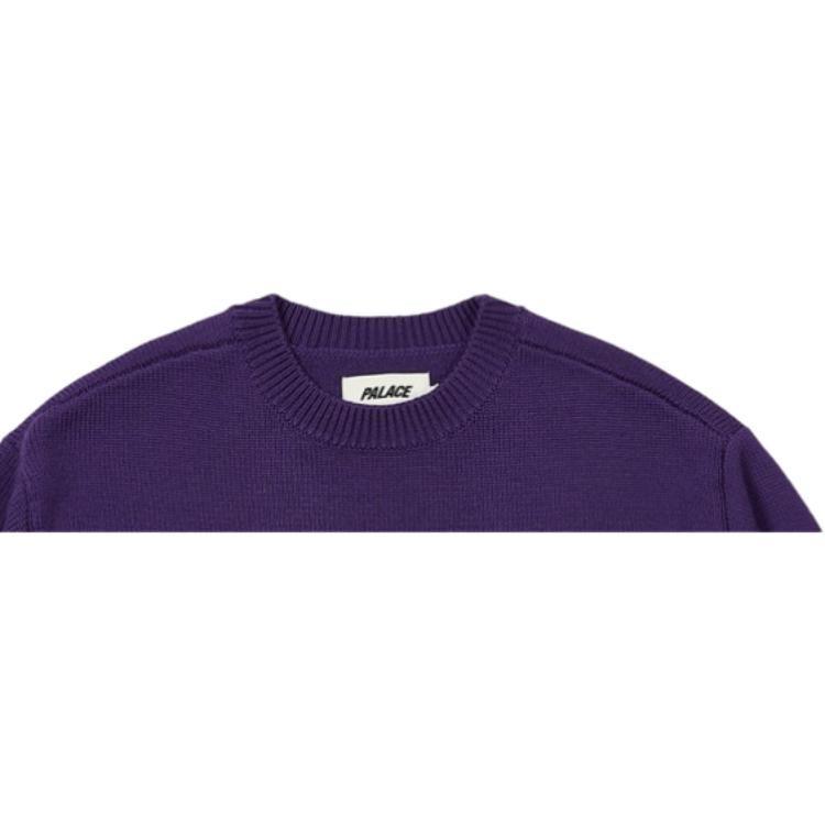 Palace Свитер унисекс FW24 Фиолетовый P27KW005