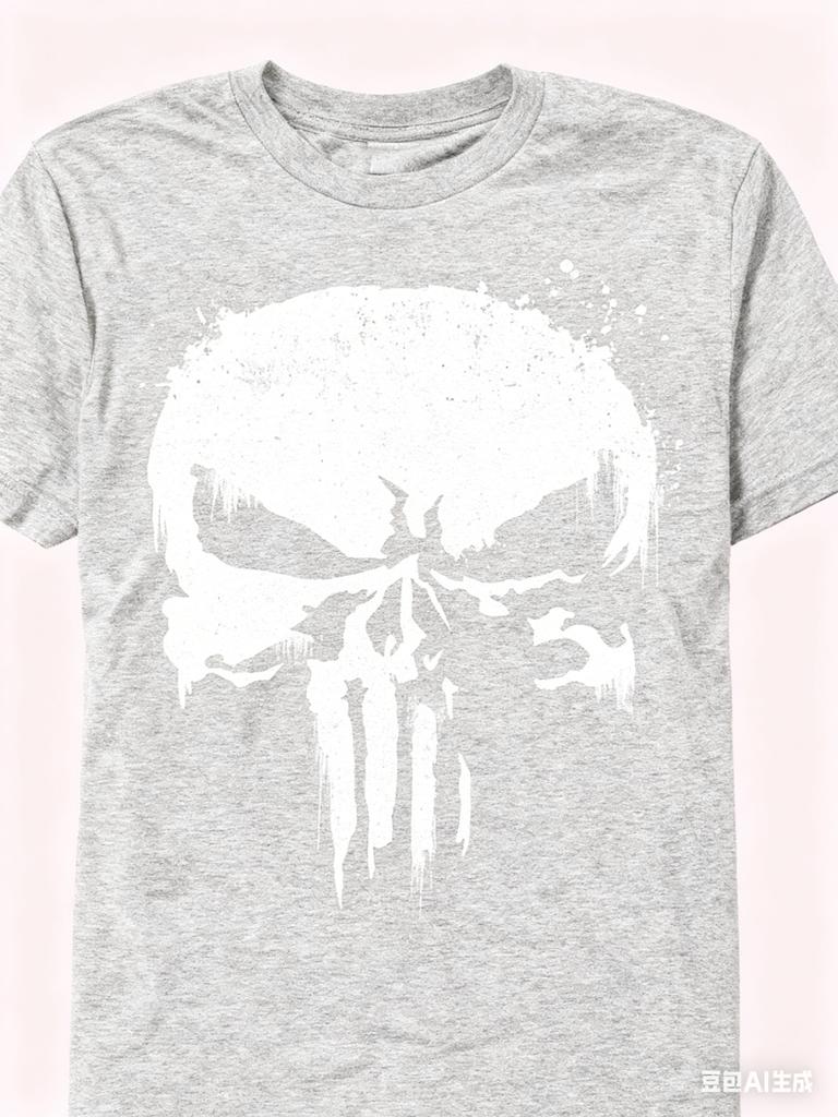 Оригинальная модная женская спортивная футболка с коротким рукавом, свободная, с принтом черепа Карателя, новый тренд 2026 года, большой размер