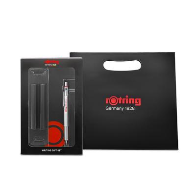 Механический карандаш Rotring 600 Серебристый Подарочная коробка с Пеналом Блокнотом и Сумкой-шоппером 1904445GB 0,5