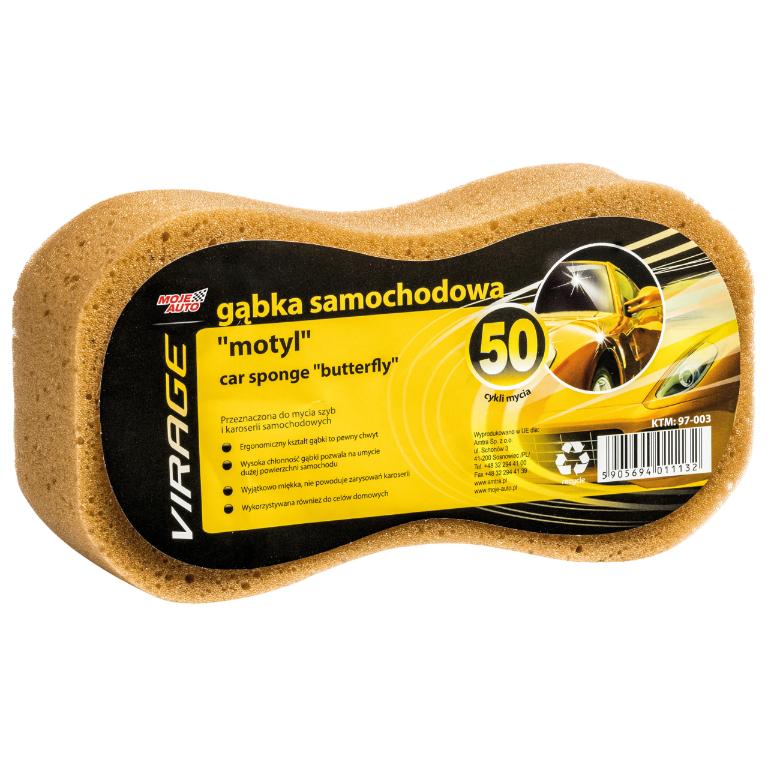 Virage car sponge butterfly