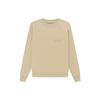 Fear of God Свитшот с круглым вырезом Essentials Песочный с принтом логотипа-буквы Круглый вырез Пуловер Американский тяжелый свитшот Унисекс Песочный Белый192BT222044F