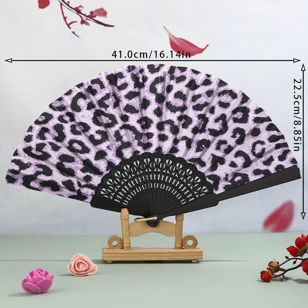 Tassel Folding Fan Collapsible Dance Fan Portable Cloth Fan Performance Use