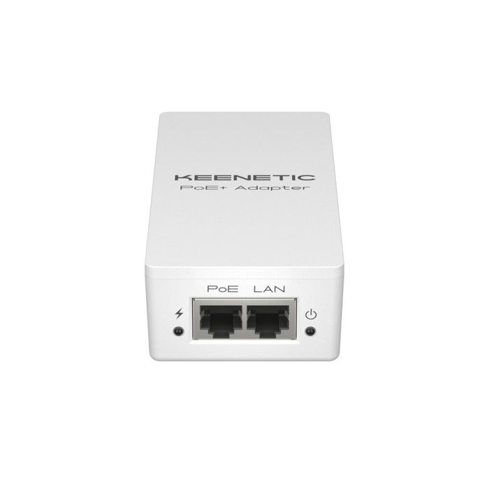 Keenetic KN-4510 Adattatore PoE+ Gigabit Ethernet 30W Bianco per Rete