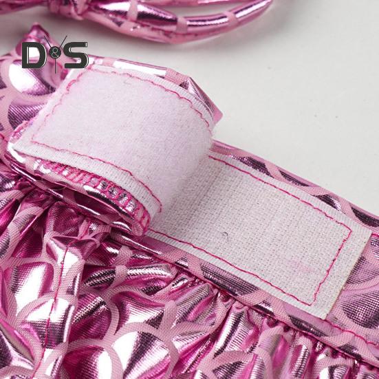 Бикини-платье для собак, сверкающий купальник для собак, купальный костюм «русалка» с блестящей чешуей, летний пляжный наряд для маленьких и средних кошек и собак