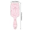 Bowknot Cherry Pattern Air Cushion Hair Brush Portable Detangling Brush  for Women & Girls
