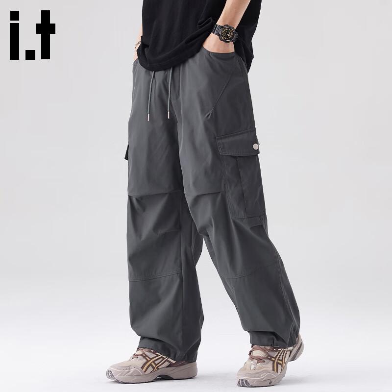 CHOCOOLATEit Men's American Style Loose Fit Straight Leg Cargo Pants