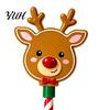Christmas Payment Wand Tap Wand, Contactless Credit Card Holder with Candy Proximity Reader Helper Cane Handle, 3D Printed Holiday Checkout