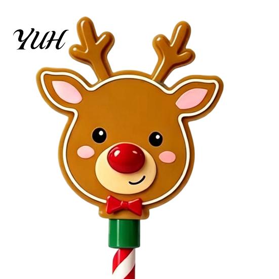 Christmas Payment Wand Tap Wand, Contactless Credit Card Holder with Candy Proximity Reader Helper Cane Handle, 3D Printed Holiday Checkout
