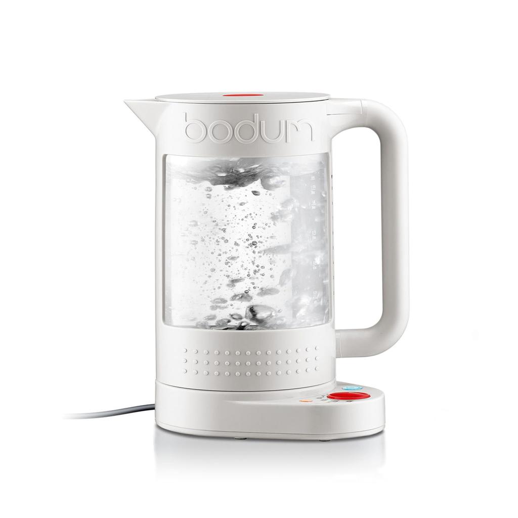 Электрический чайник BODUM Electric Pot BISTRO Bistro Electric Kettle Double Wall 1100ml Off White Double Structure Temperature Control with Heat Fiber