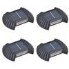 4 Sets Solar Wall Light Waterproof Multifunctional LED Solar Wall Light for Patio Yard Garden