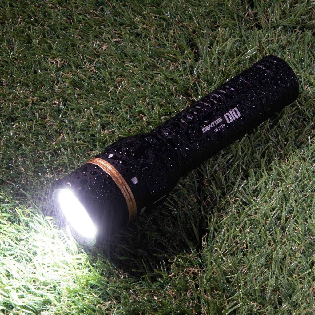 GENTOS LED Flashlight USB Rechargeable [Brightness 650 Lumens4 Hours Practical LightingDustproofWaterproof] Dedicated Charging DIO DI-217R Compliant