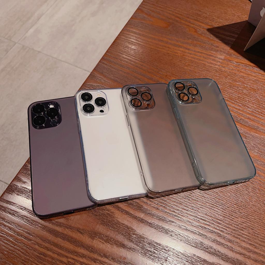 Для IPhone 16 Promax Чехол для телефона Матовый для Apple 14 Без шага Закаленное стекло 13 с защитной пленкой для объектива 15