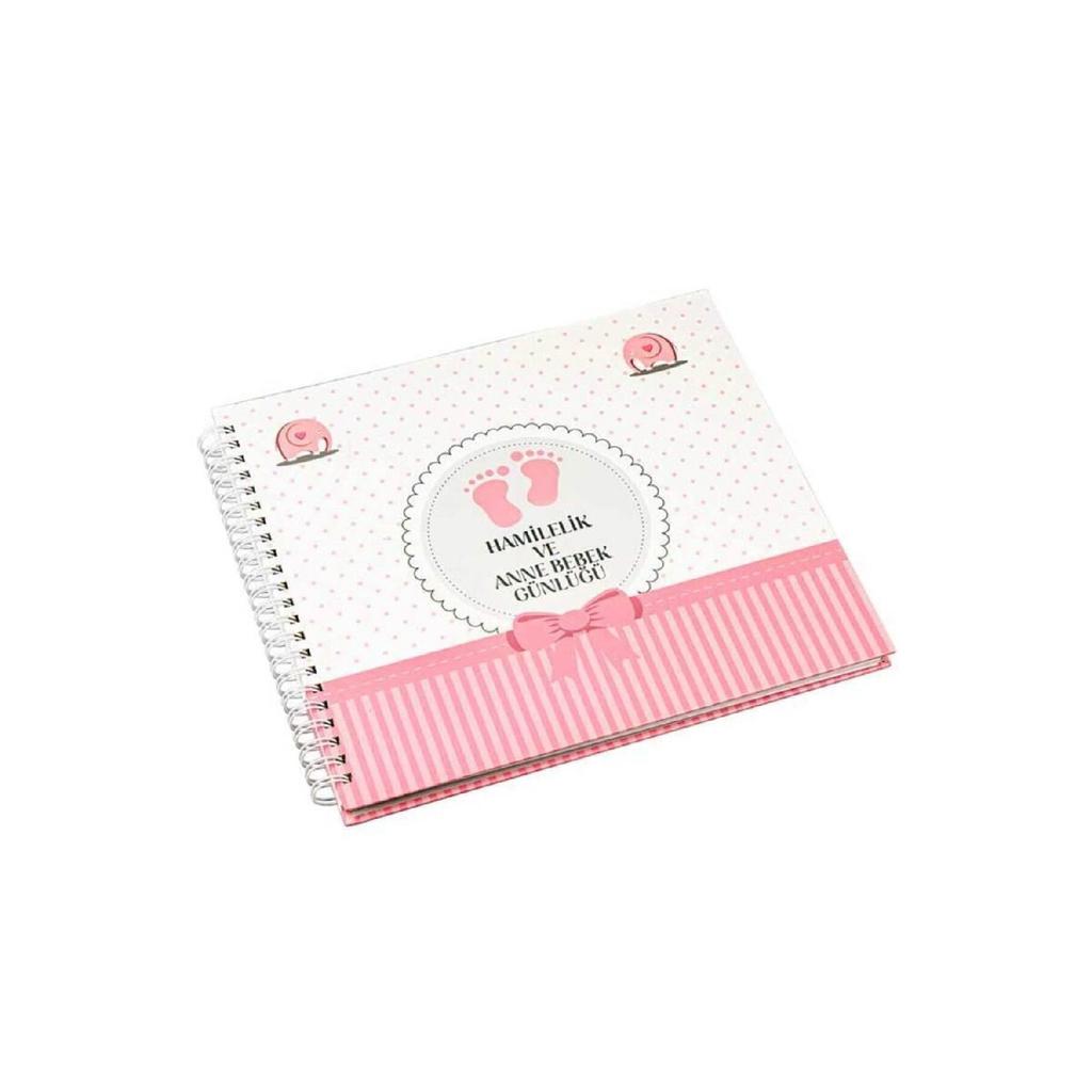 Книга-память «Дневник беременности и матери и ребенка» в штучной упаковке — с фотолентой и гелевой ручкой в ​​подарок