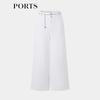 PORTS Women's Cropped Wide-Leg Pants