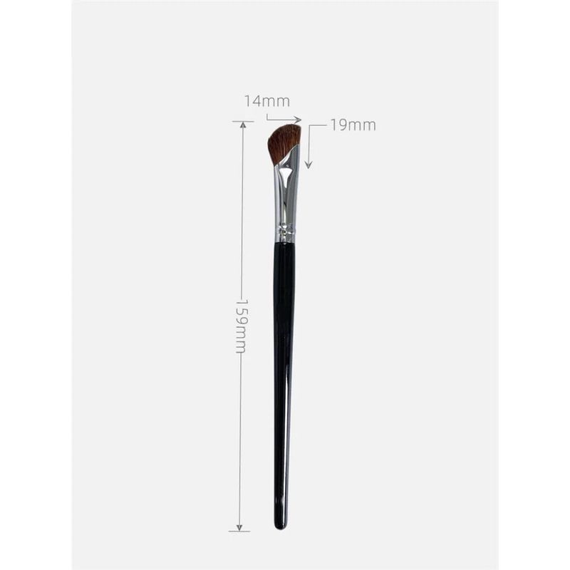 Horse Hair Sickle Type Eye Countour Brush Bevel Shading Brush Nose Shadow Brush Nose Bridge Brush Makeup Brush Animal Hair