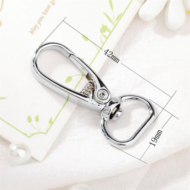 Pendant Accessories Chain Keychain Colorful Butterfly Keychain Crystal Key Key Ring Oil Necklace