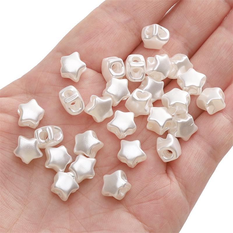 Акриловая перламутровая подвеска в виде звезды для сережек и браслетов своими руками