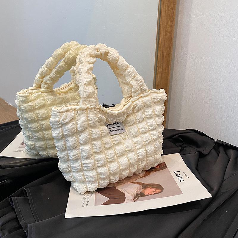 Сумка-дуду «Крем-пафф» Новая женская сумка Модная милая сумочка Маленькая квадратная сумка Маленькая сумка