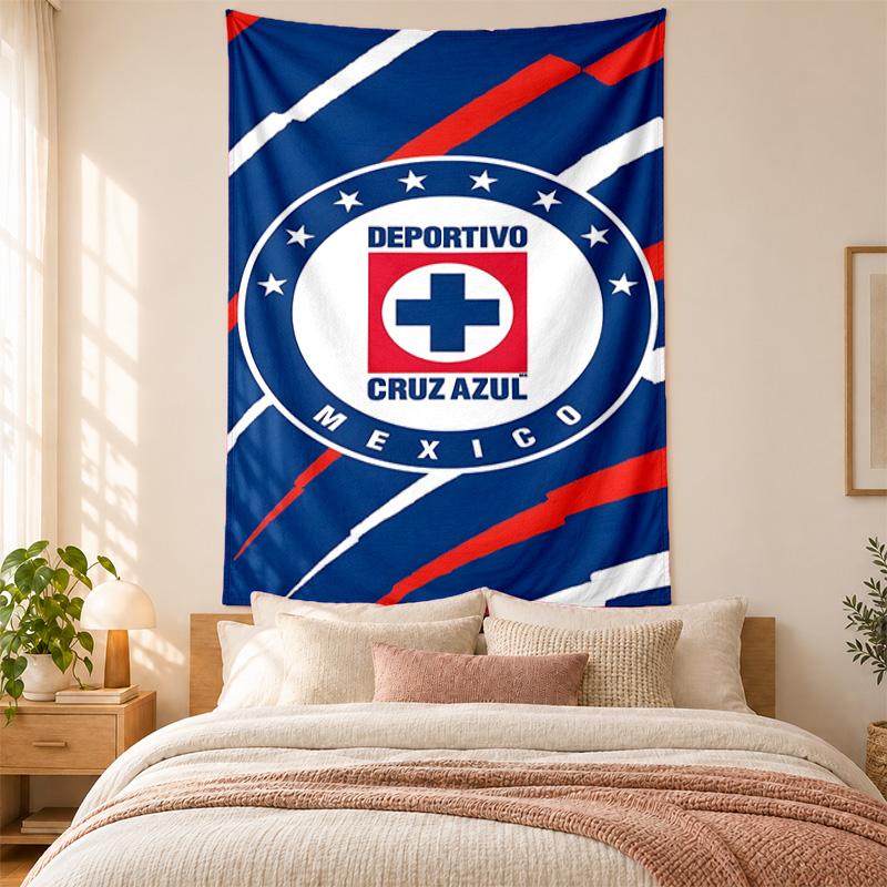 CruzAzul Tapestry highquality for decorating living room bedroom dorm walls ideal as bedroom wallart orholiday gift