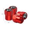 SAK1  4pcs Car Metal Badge Wheel Tire Valve Caps Stem Cover For Honda Prelude Mugen Power XR-V Jazz Fit Avancier Crv Accord Pilot City