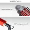 Heated Curling Brush 3-in-1 Ceramic Ion Curling Iron Anti-ironing Round Brush Electric Curling Iron Hair Styling Tool